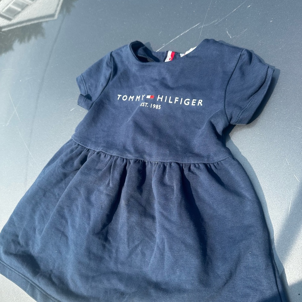 Tommy Hilfiger Navy Blue Kids Dress